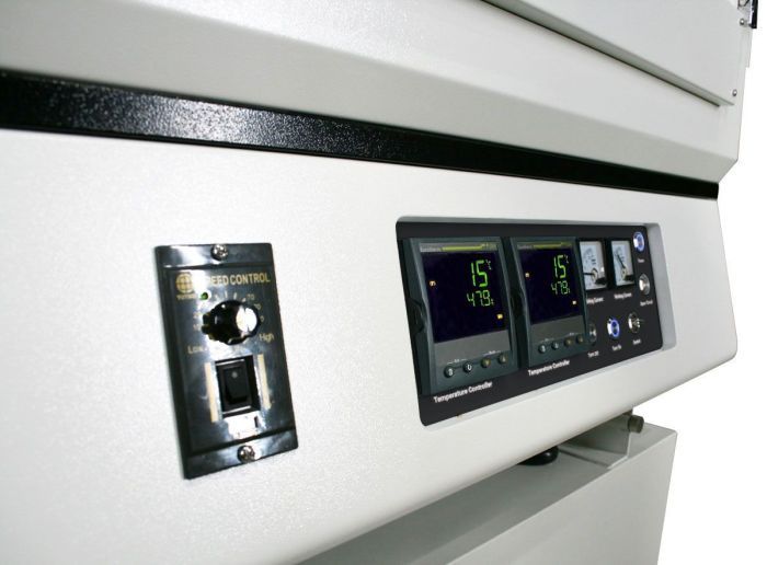 1500C 80mm OD 1-3 Zone Rotary & Tilting Top-Open Tube Furnace