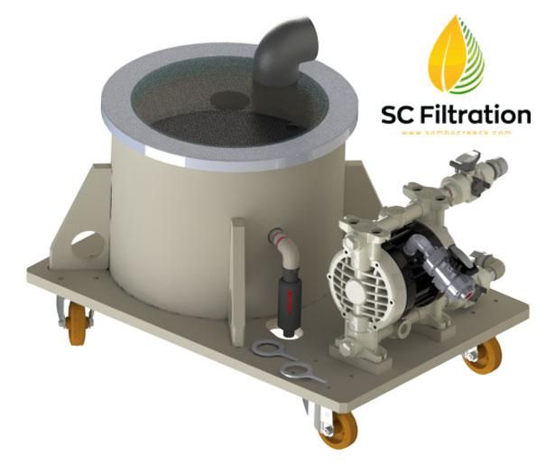 400mm Filter Trolley Sambo Creeck BABF400