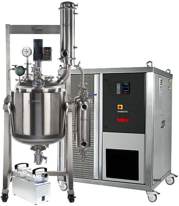 Crystallization Package - 100L 316L SST Dual-Jacketed Reactor