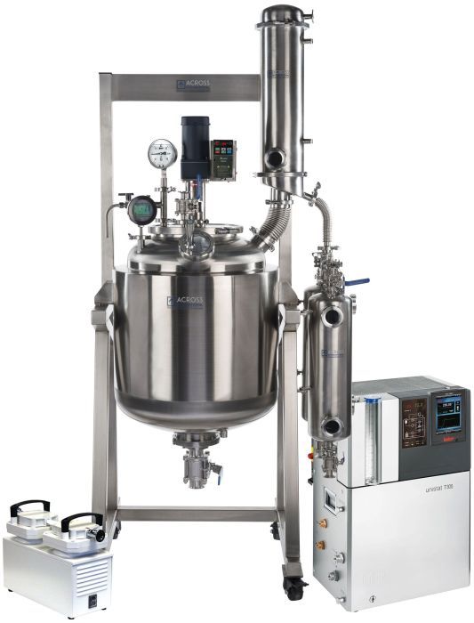 Decarboxylation Package -100L 316L SST Dual-Jacketed Reactor