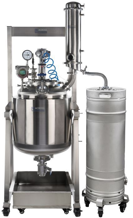 Ai Dual-Jacketed 100L 316L-Grade SST Reactor