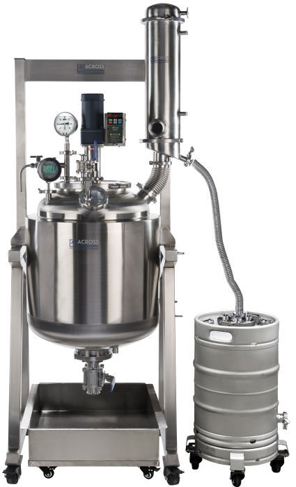 Ai Dual-Jacketed 100L 316L-Grade SST Reactor