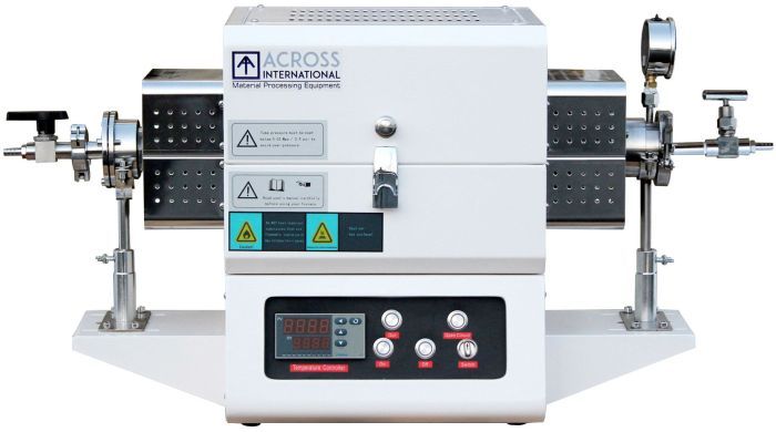 1200C 1-Zone 50mm OD Top-Open Tube Furnace with Quartz Tube
