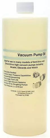 Across International Edwards RV8 6.9 CFM Dual-Stage Vacuum Pump with Bellow & Fitting