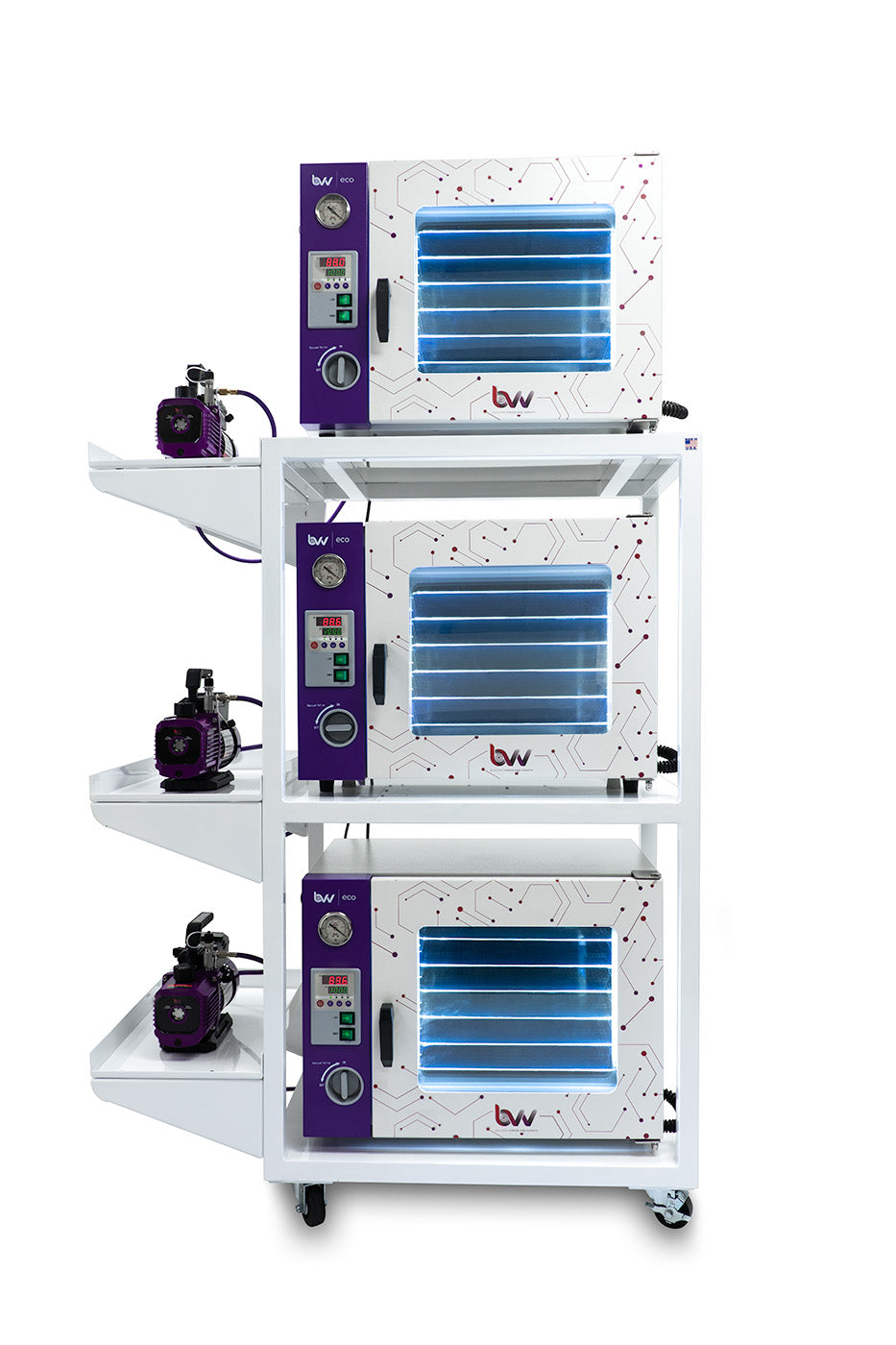 Space Saver Mobile Oven Cart with Ovens