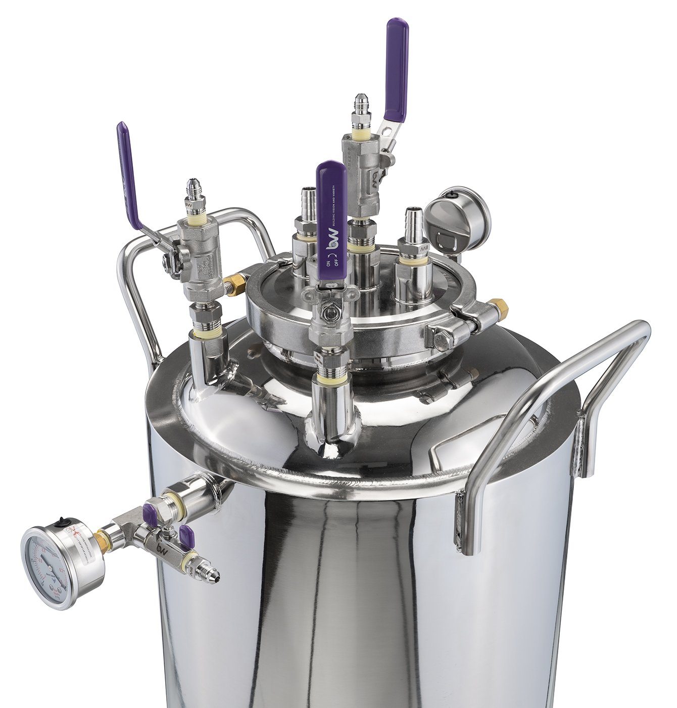 Jacketed Stainless Steel LP Tank with Internal Condensing Coil and Dip Tube