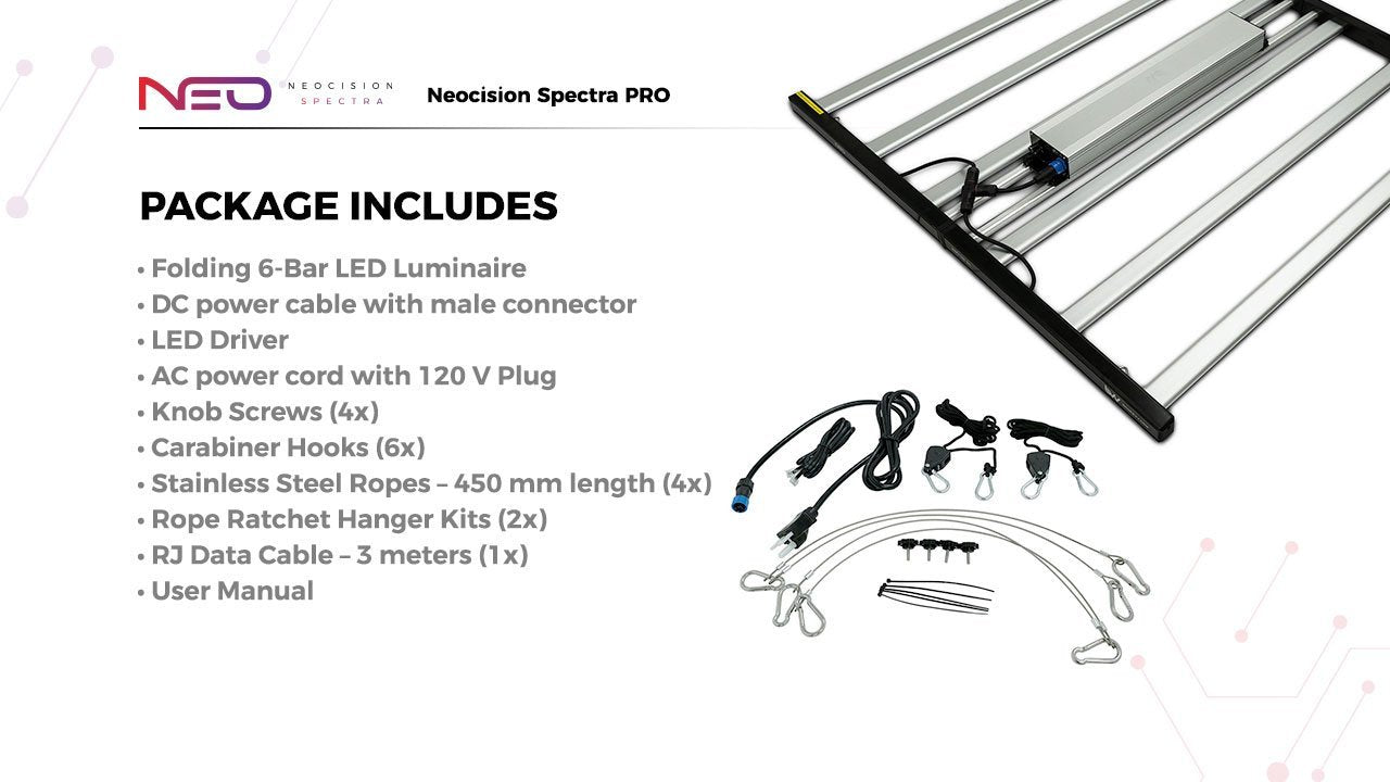 Neocision Spectra Pro LED Grow Light - DLC Listed