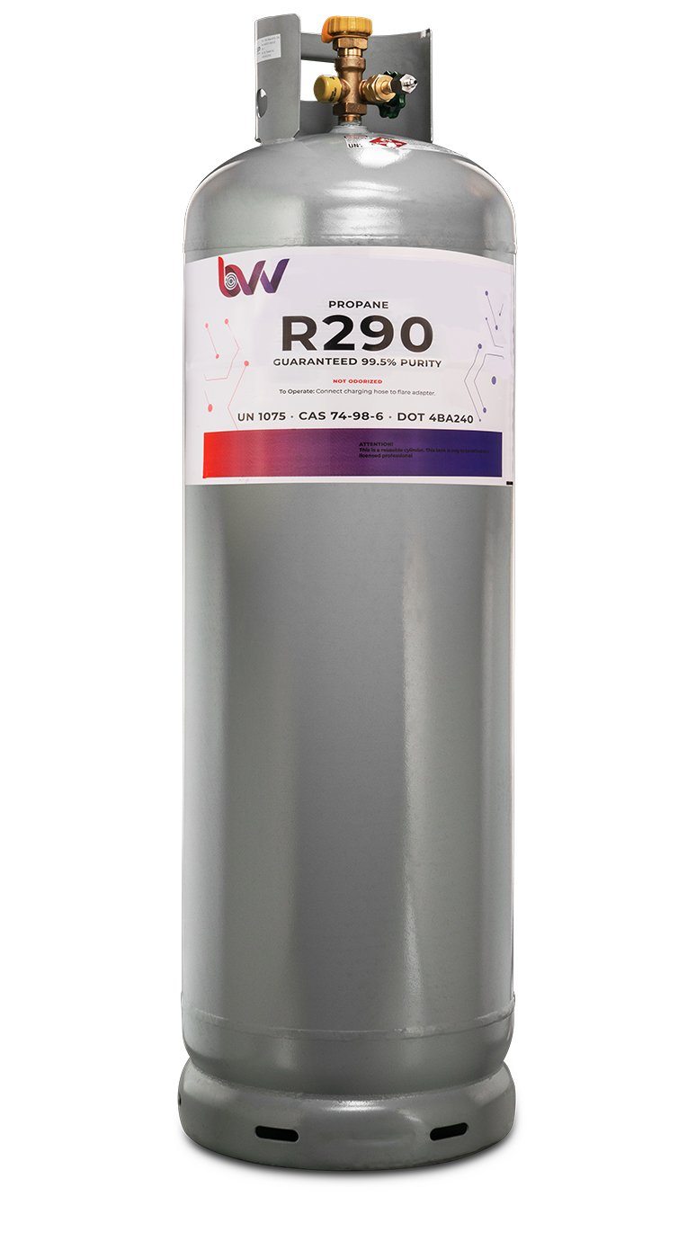 120LB DIPTUBE Tank High Purity USA PROPANE R290 - 99.5% Guaranteed