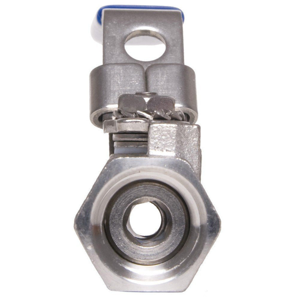 DuraChoice Stainless Steel (316) Ball Valve - 1 Piece Standard Port, 1,000 PSI (WOG)