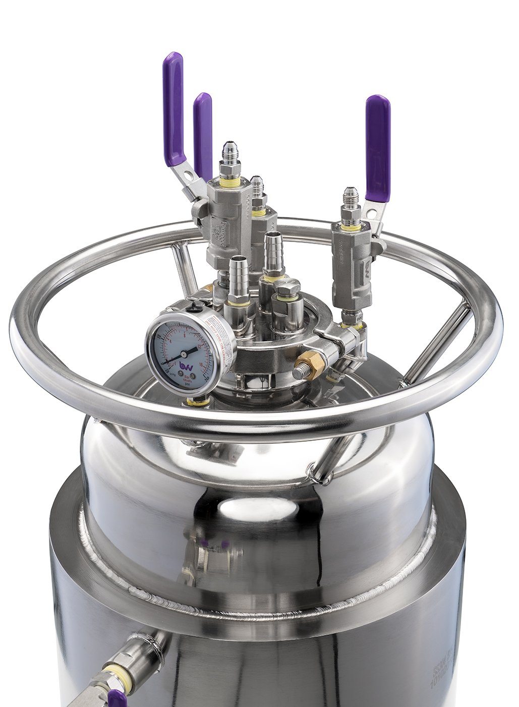 Jacketed Stainless Steel LP Tank with Internal Condensing Coil and Dip Tube