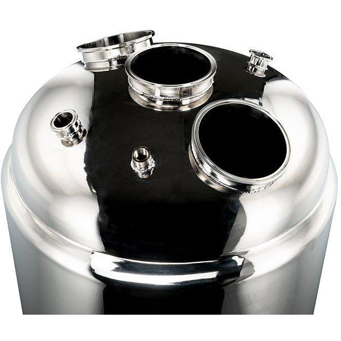 300L 304SS Jacketed Collection and Storage Vessel with Locking Casters
