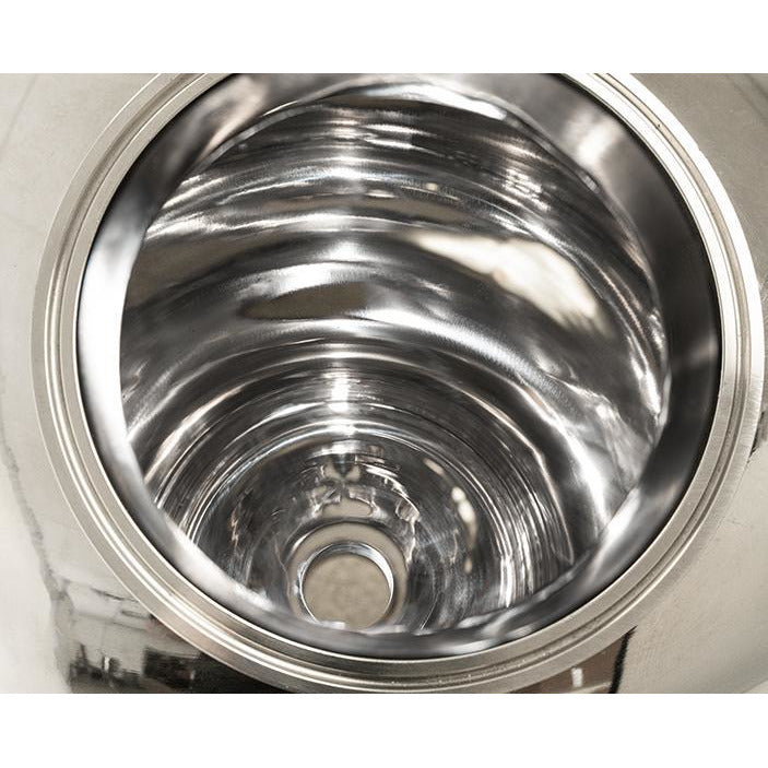 300L 304SS Jacketed Collection and Storage Vessel with Locking Casters