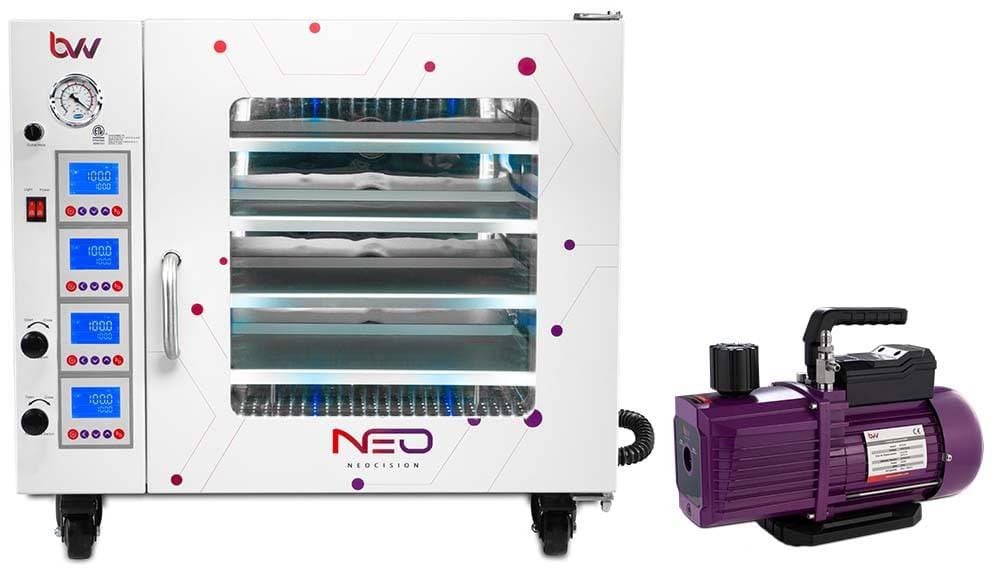 3.2CF Neocision Lab Certified Vacuum Oven and V9D 9CFM Two Stage Vacuum Pump Kit