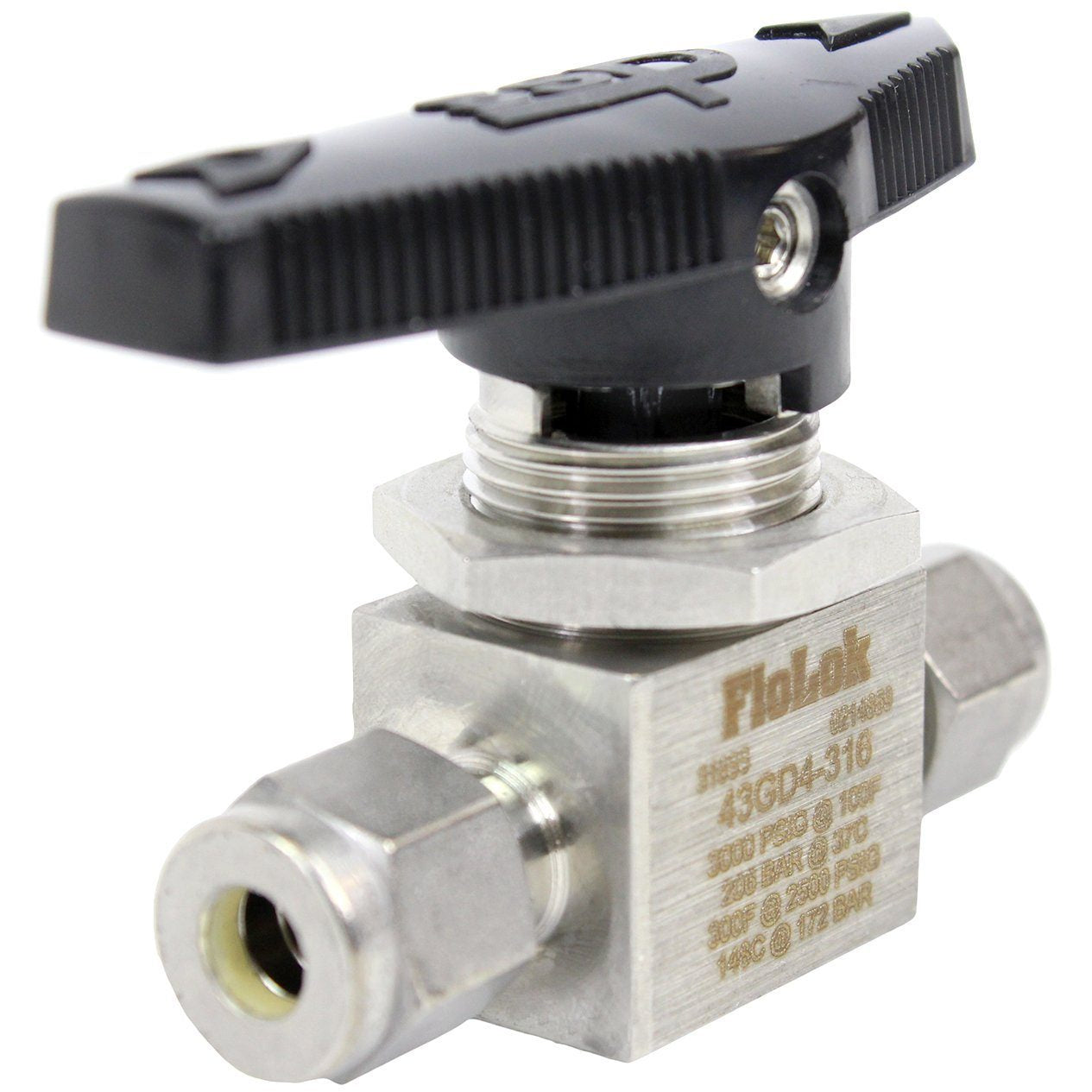 SSP Corporation 2 Way Ball Valve - Fractional Tube Fitting