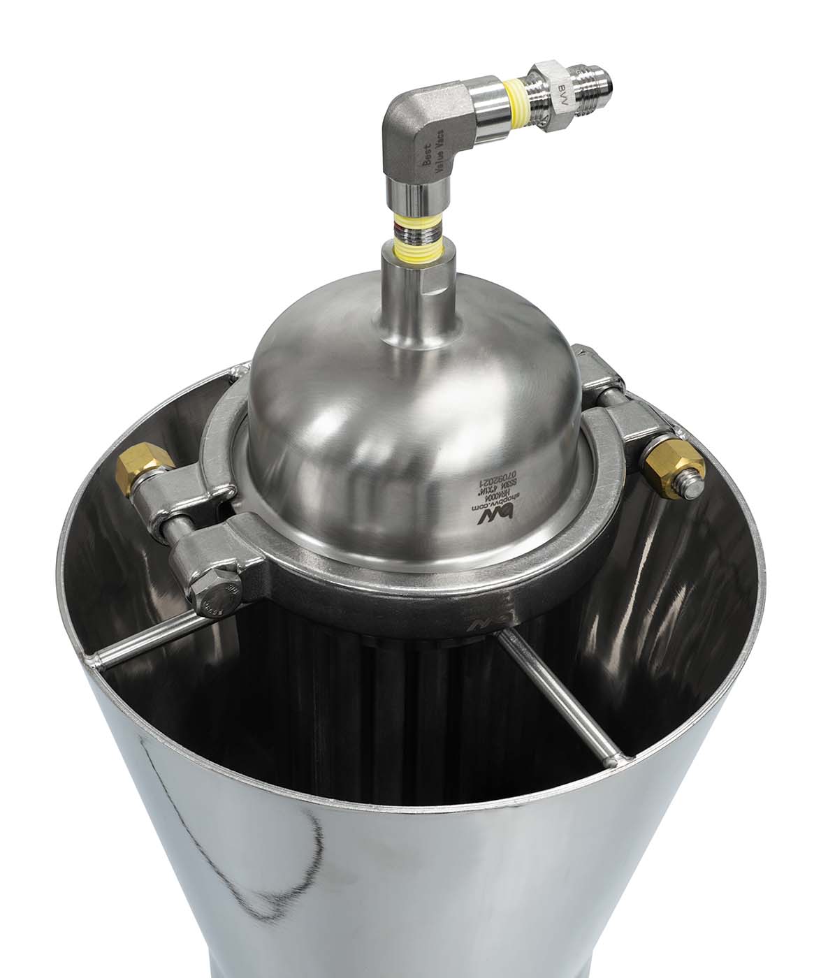 4" x 24" Dry Ice Heat Exchanger