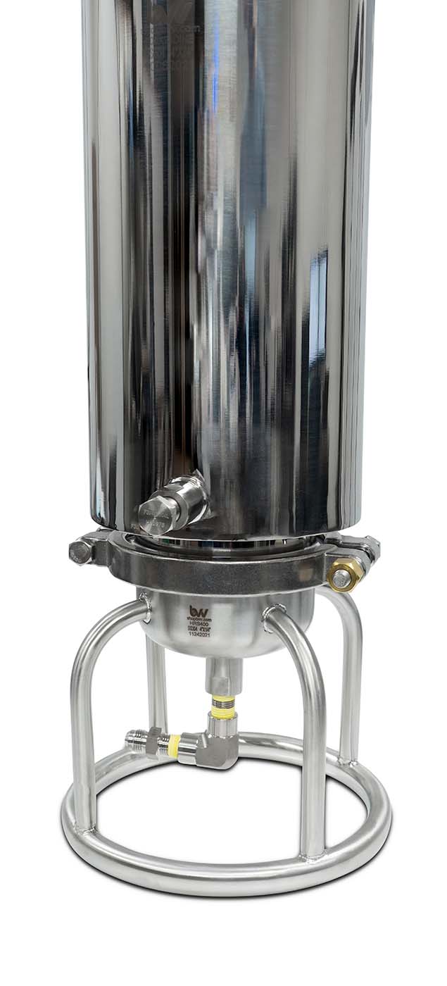 4" x 24" Dry Ice Heat Exchanger
