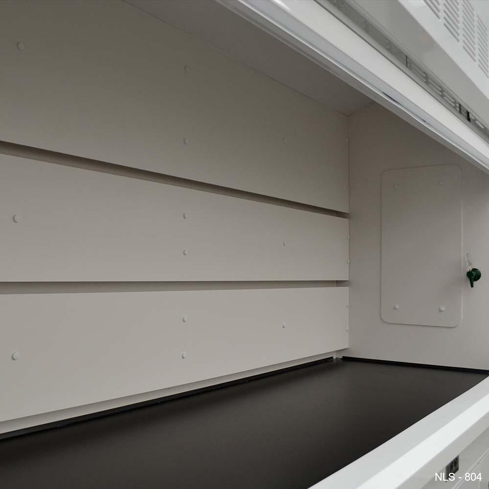 Fisher American 8′ Fume Hood w/ Acid Storage Cabinets