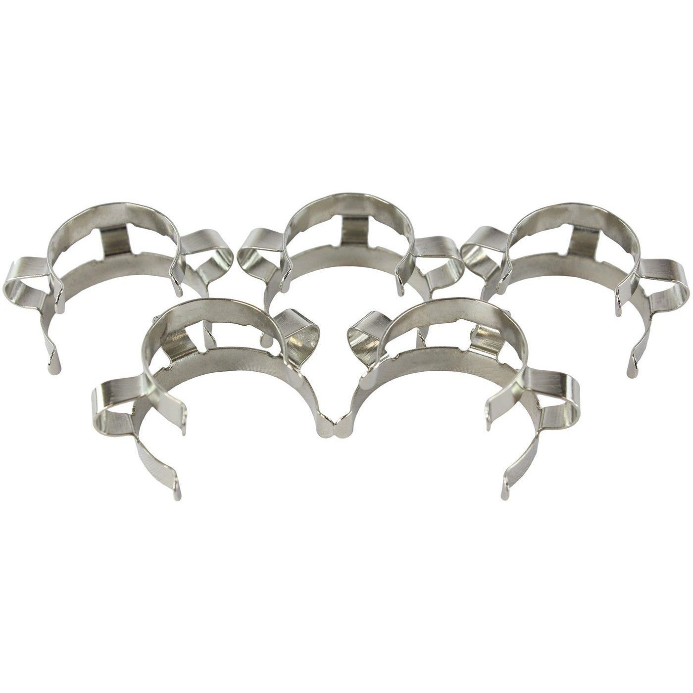 5 Pack of Metal Keck Clips for 24/40 Joints