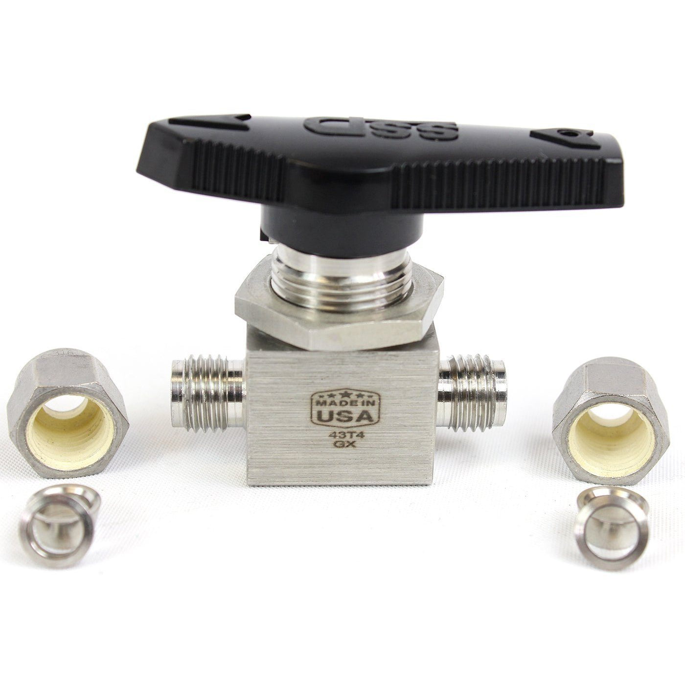 SSP Corporation 2 Way Ball Valve - Fractional Tube Fitting