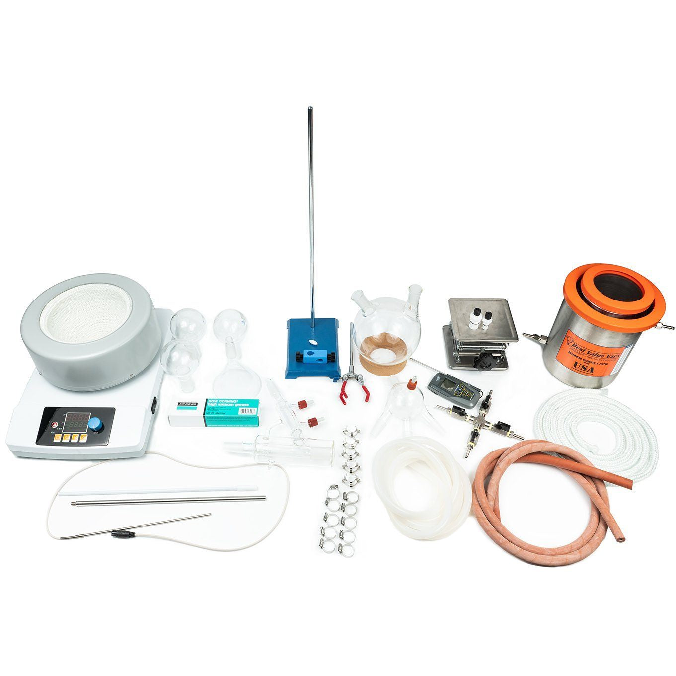 2L Premium Short Path Distillation Turnkey Setup with P2 Distillation Head