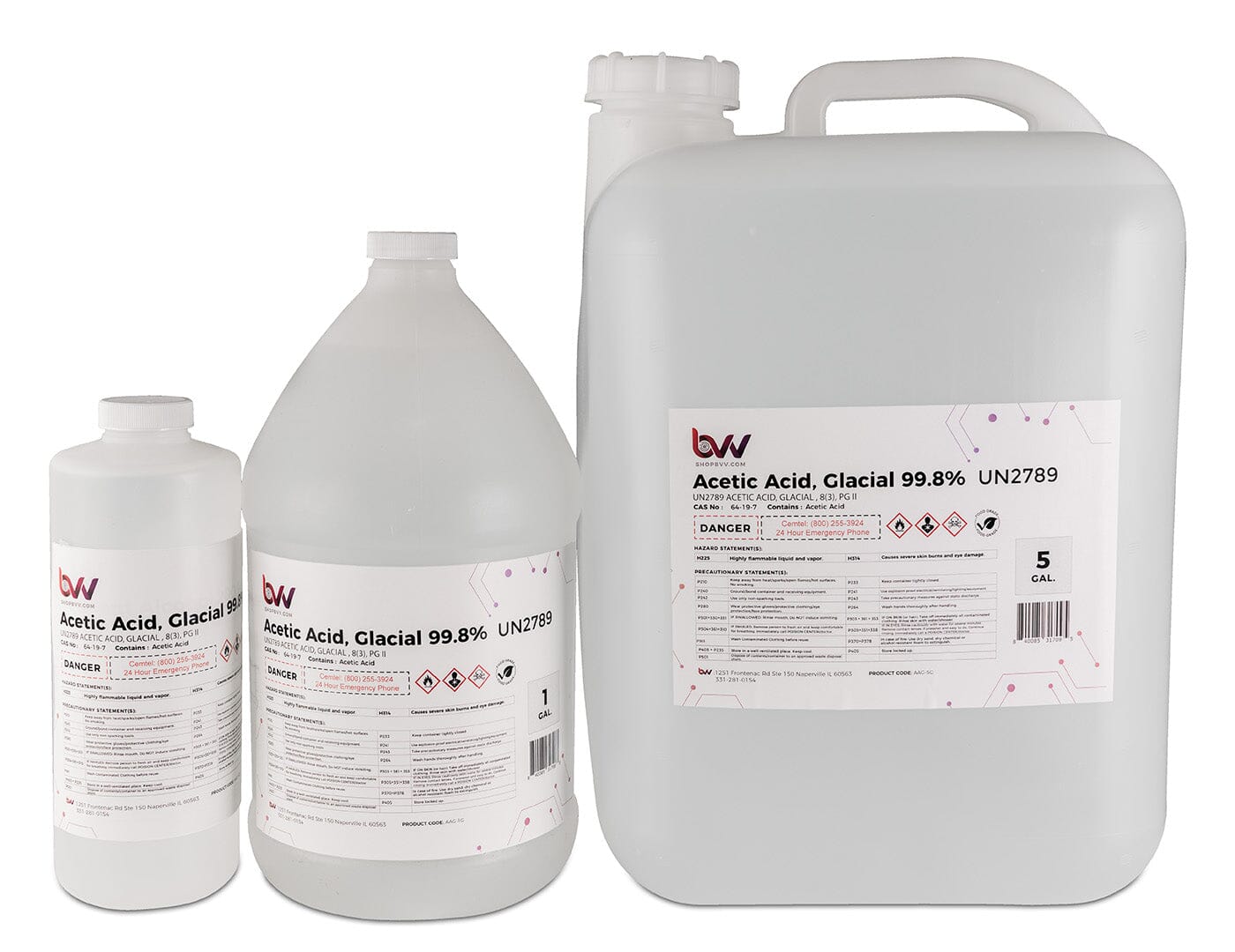 Glacial Acetic Acid 99.8% Food Grade