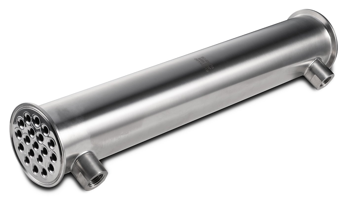 Baffled Tri-Clamp Condenser