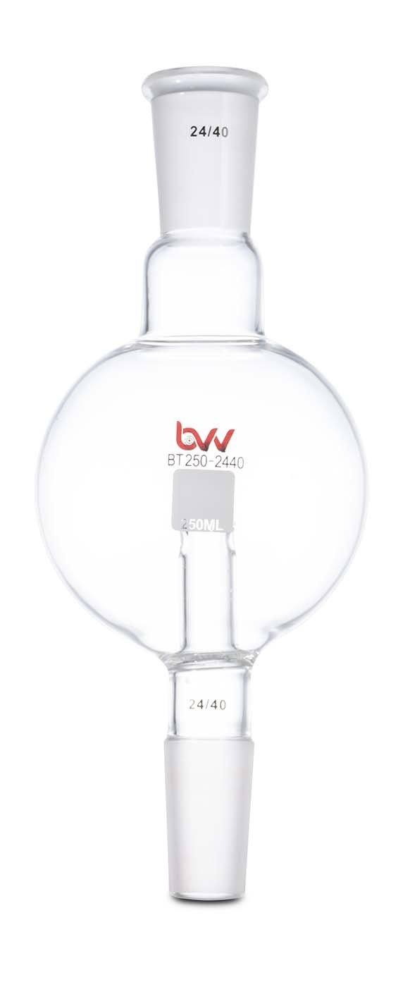 250ml Bump Trap 24/40 Male to 24/40 Female