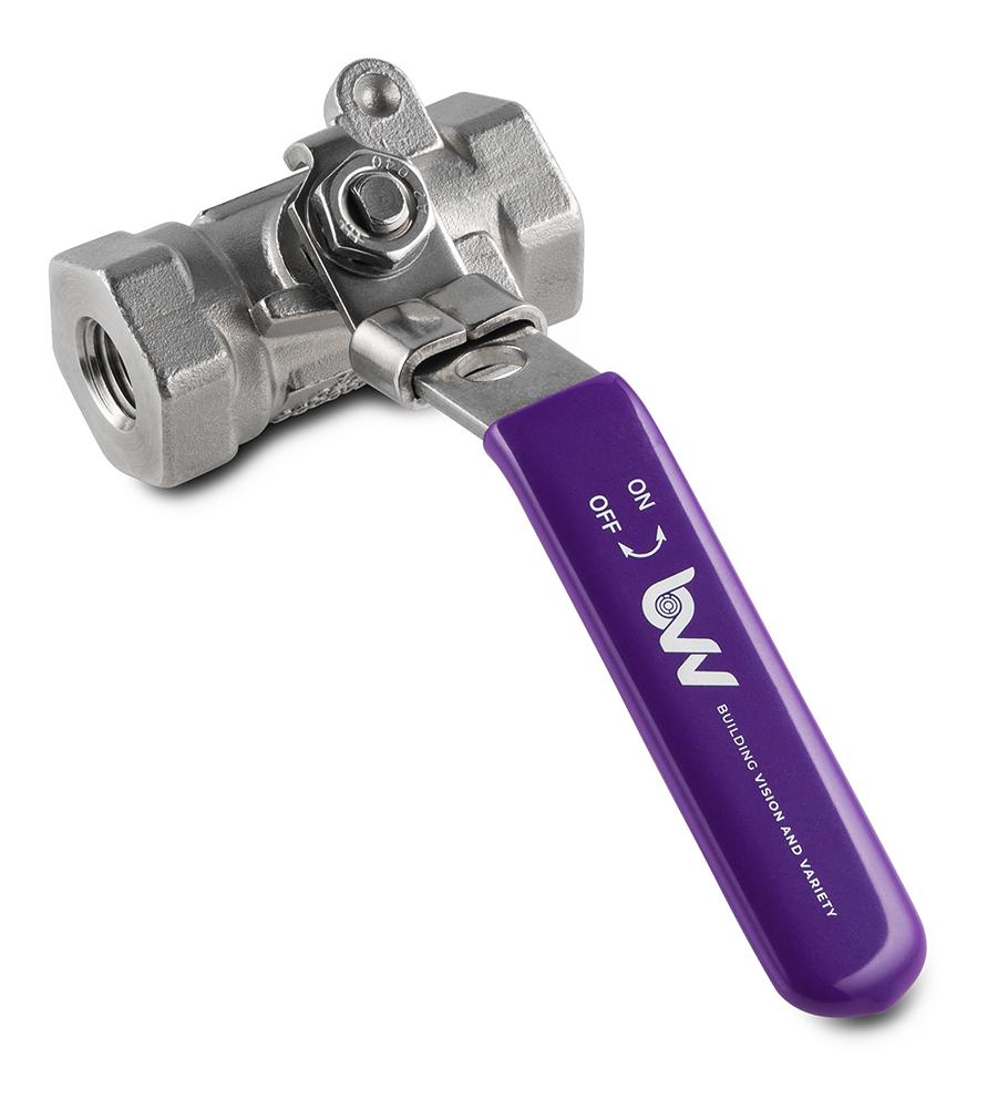 316SS FNPT Full Bore Ball Valve -40F to 450F