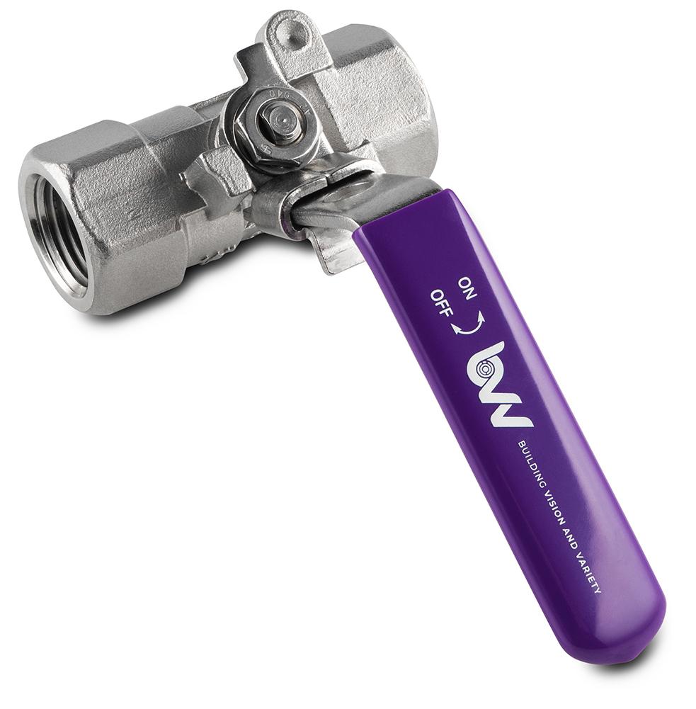 316SS FNPT Full Bore Ball Valve -40F to 450F