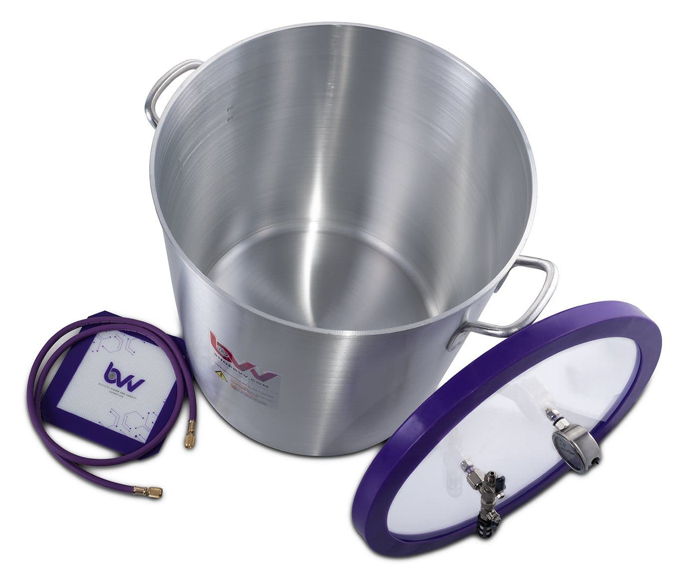 Best Value Vacs 15 Gallon Aluminum Vacuum Chamber and V9D 9CFM Two Stage Vacuum Pump Kit