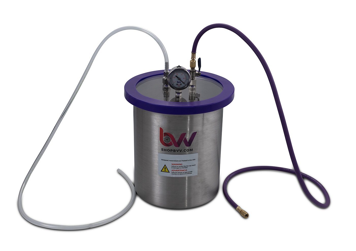 3 Gallon Stainless Steel Resin Trap Vacuum Chamber