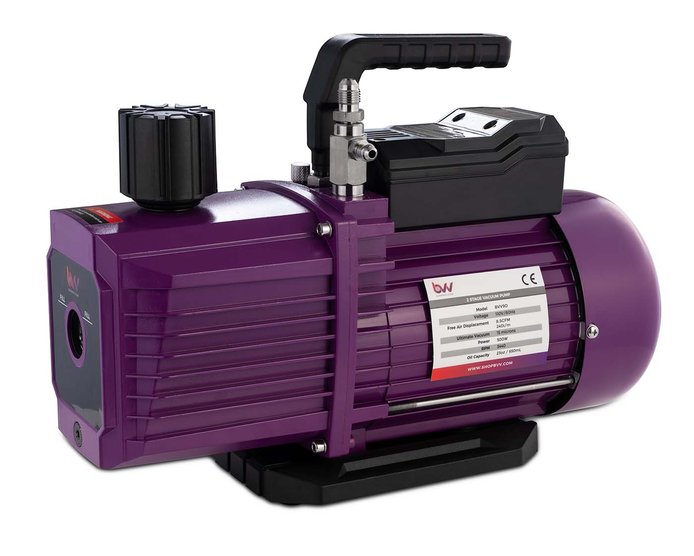 Best Value Vacs 15 Gallon Aluminum Vacuum Chamber and V9D 9CFM Two Stage Vacuum Pump Kit