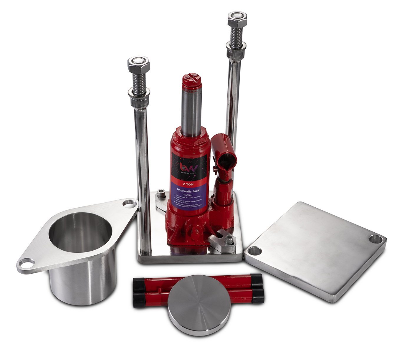 2 Ton 304SS Puck Press