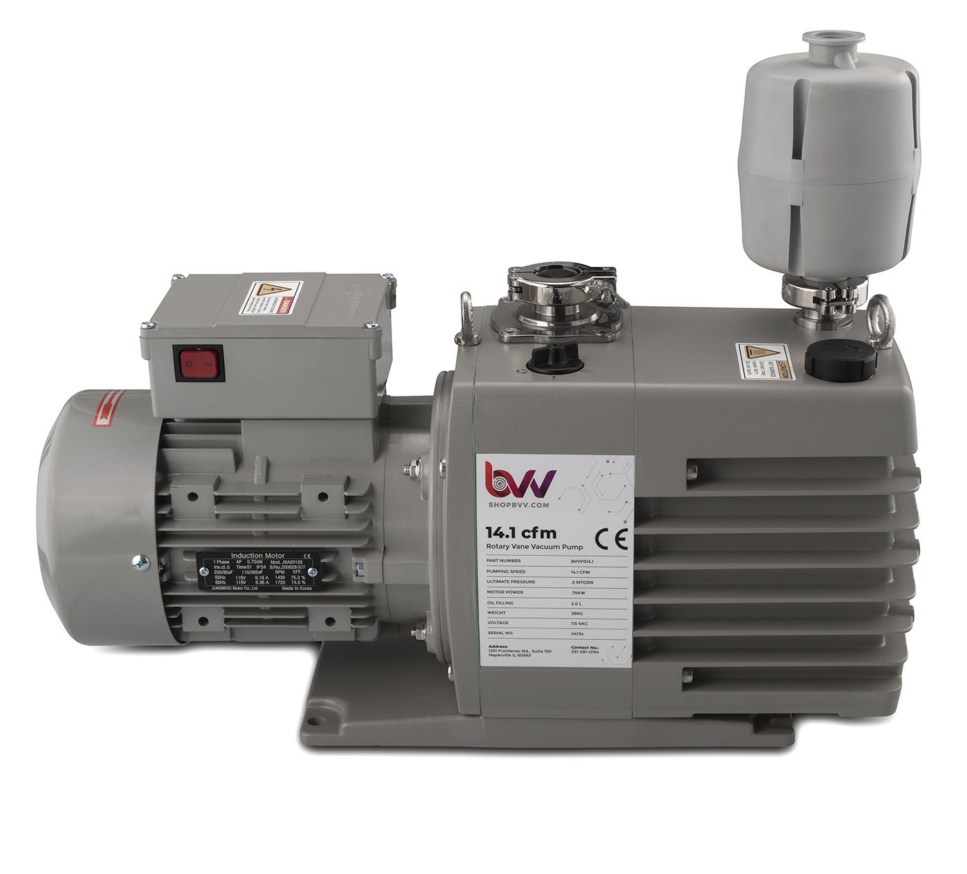 Pro Series  14.1CFM Corrosion Resistant Two Stage Vacuum Pump