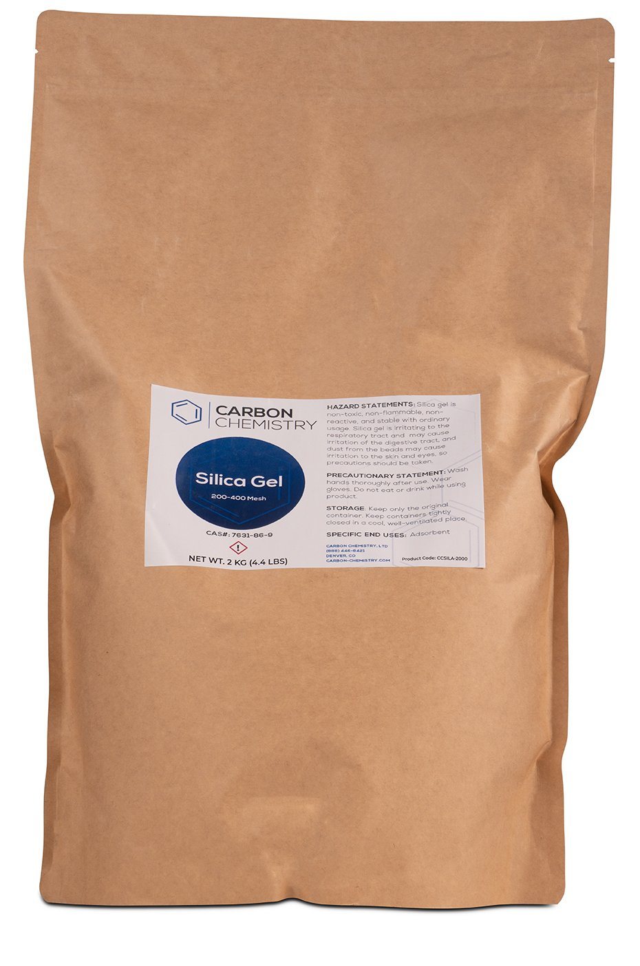 Carbon Chemistry LTD Carbon Chemistry Silica Gel 60A, 200-400 MESH