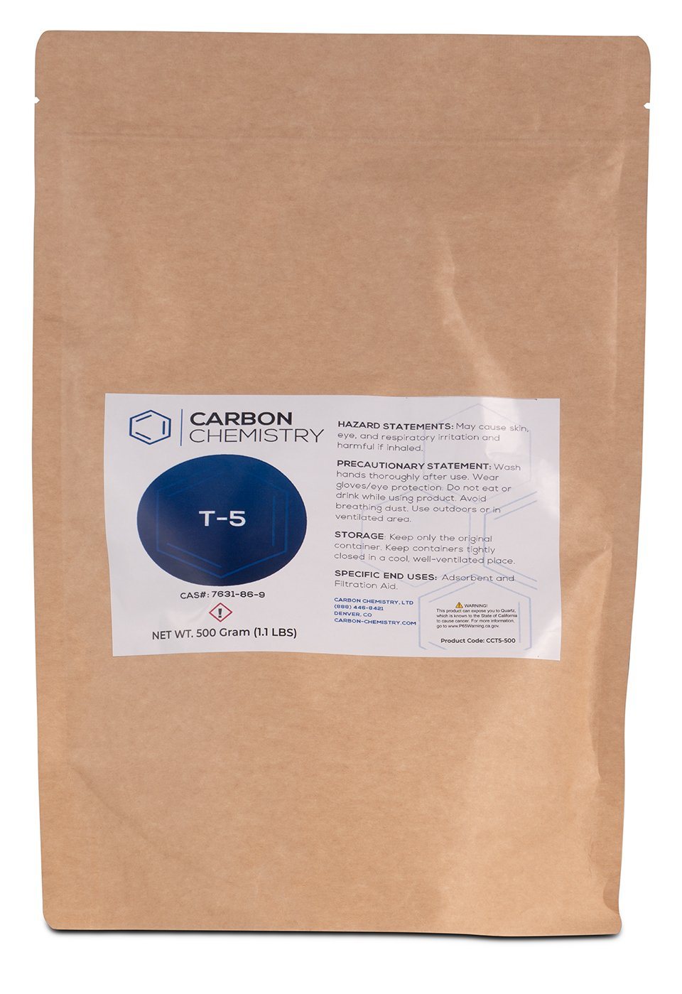Carbon Chemistry LTD Carbon Chemistry T-5™ Neutral Activated Bentonite Clay