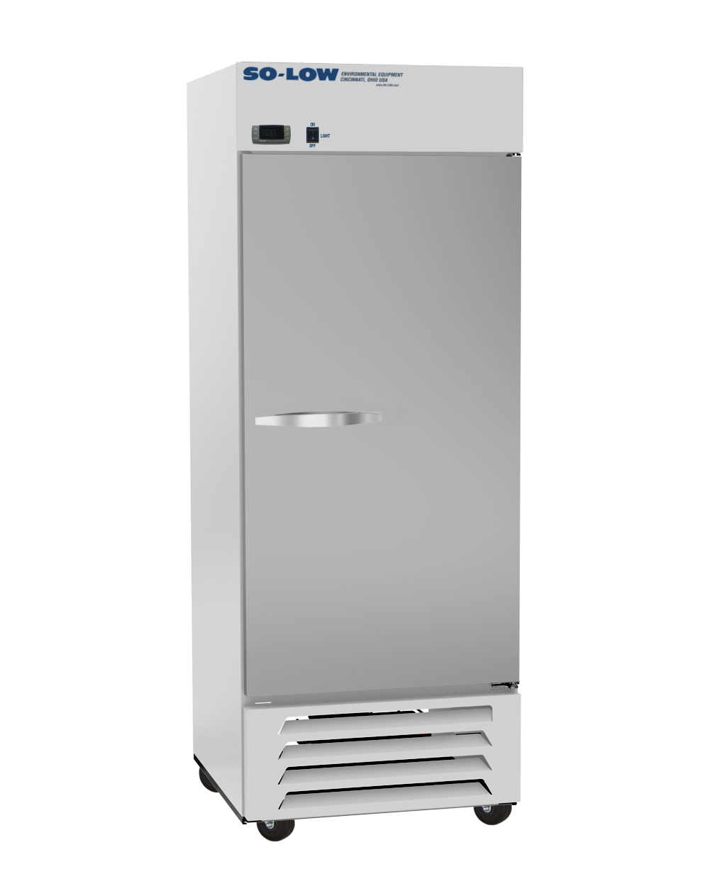 2ºC to 8ºC, 27 cu.ft., single solid door, Cycle defrost, 115v