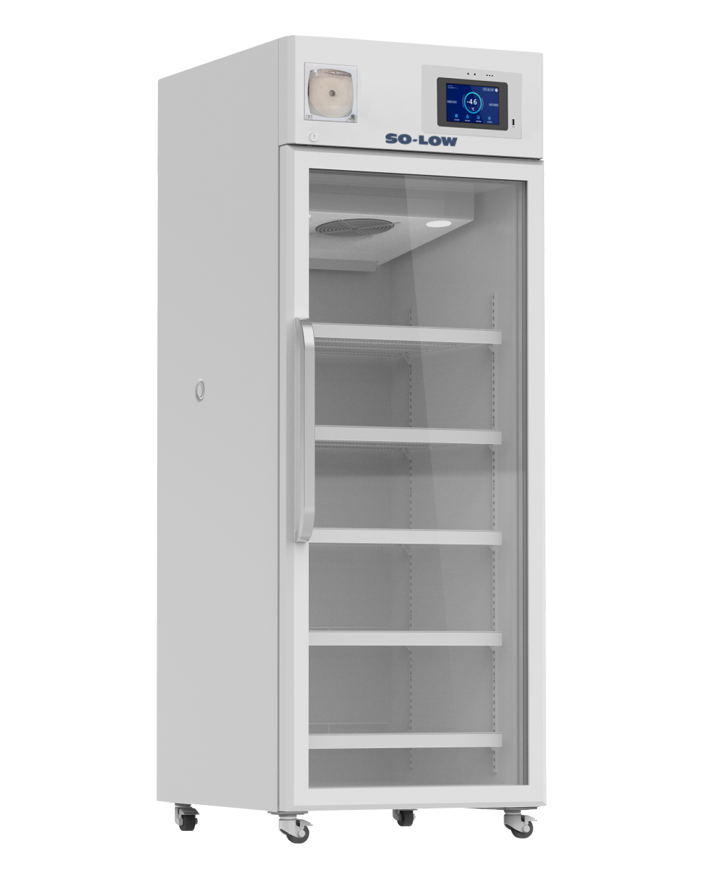 So-Low 2ºC to 8ºC, 23 cu.ft., single glass door, Cycle Defrost, 115v, Touch Screen, Datalogging