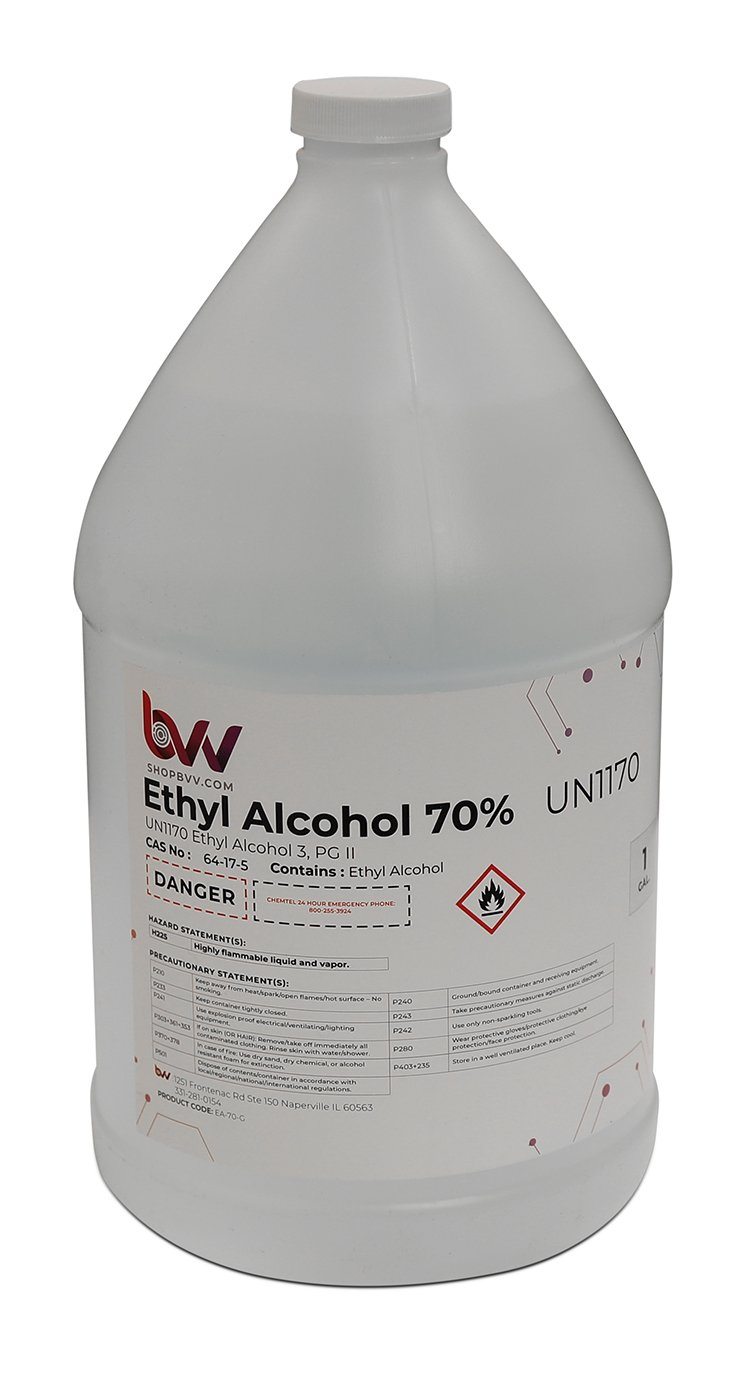 140 Proof Ethanol - USP Kosher - Excise Tax Included