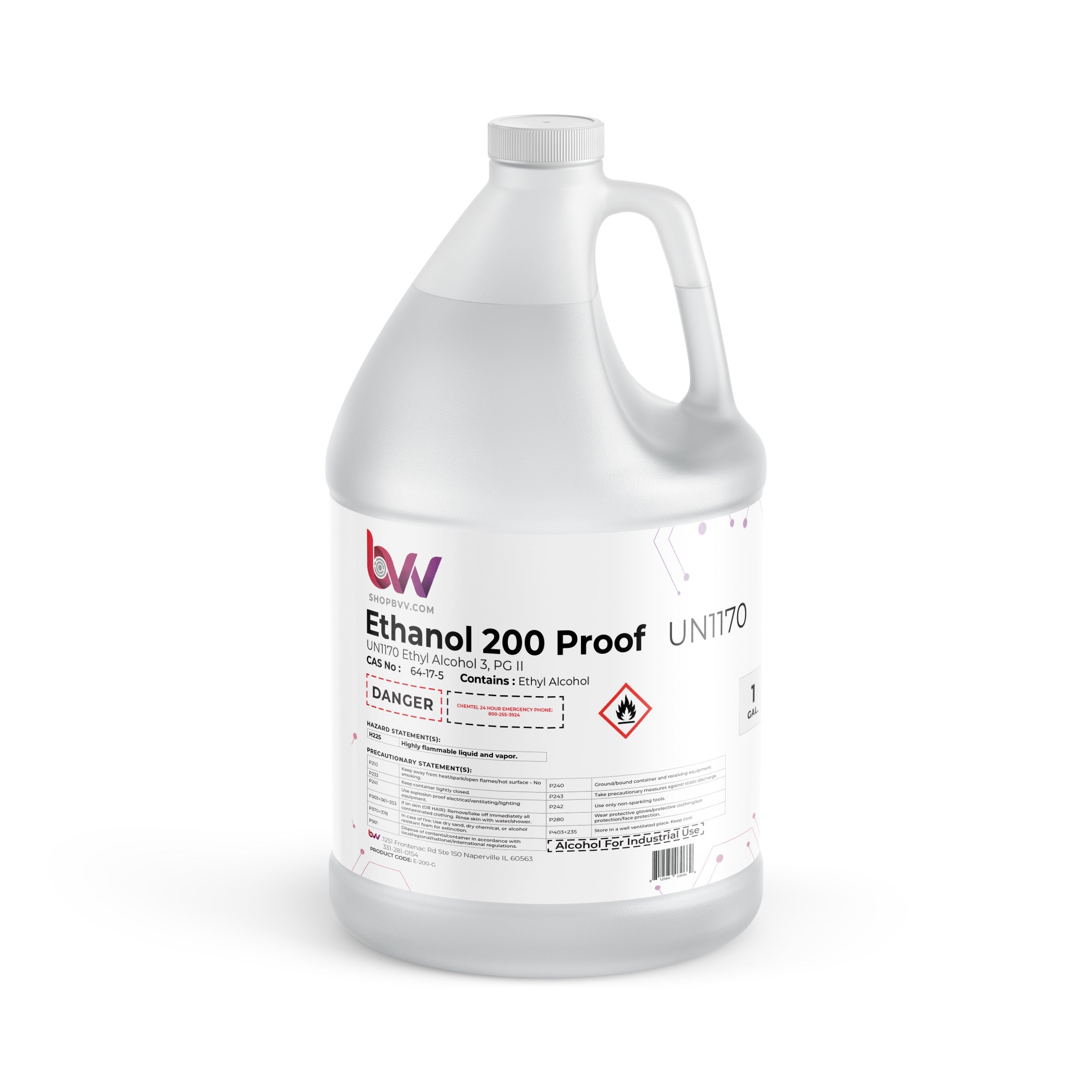 200 Proof Ethanol - USP Kosher - Excise Tax Included
