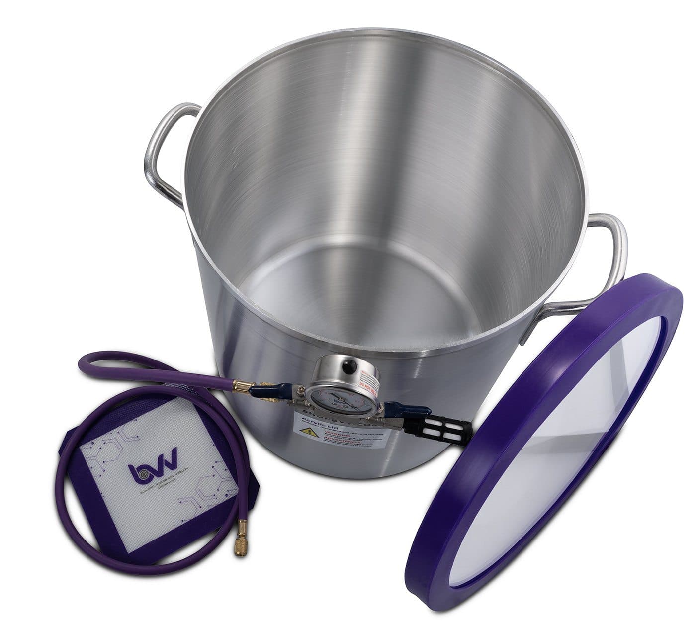 Best Value Vacs 10 Gallon Aluminum Side Mount Vacuum Chamber