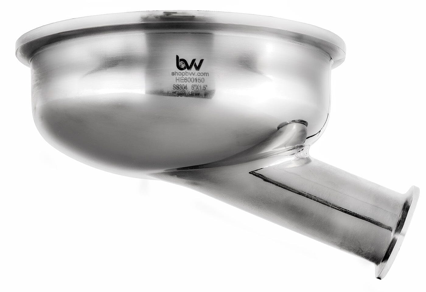 Hemispherical Endcap with 1.5" Side Port