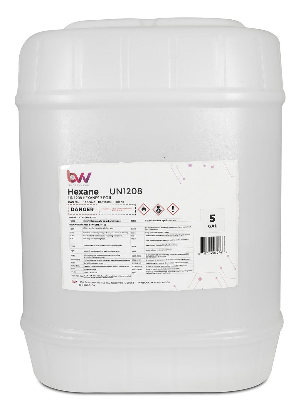 High Purity Lab Grade Hexane 99%