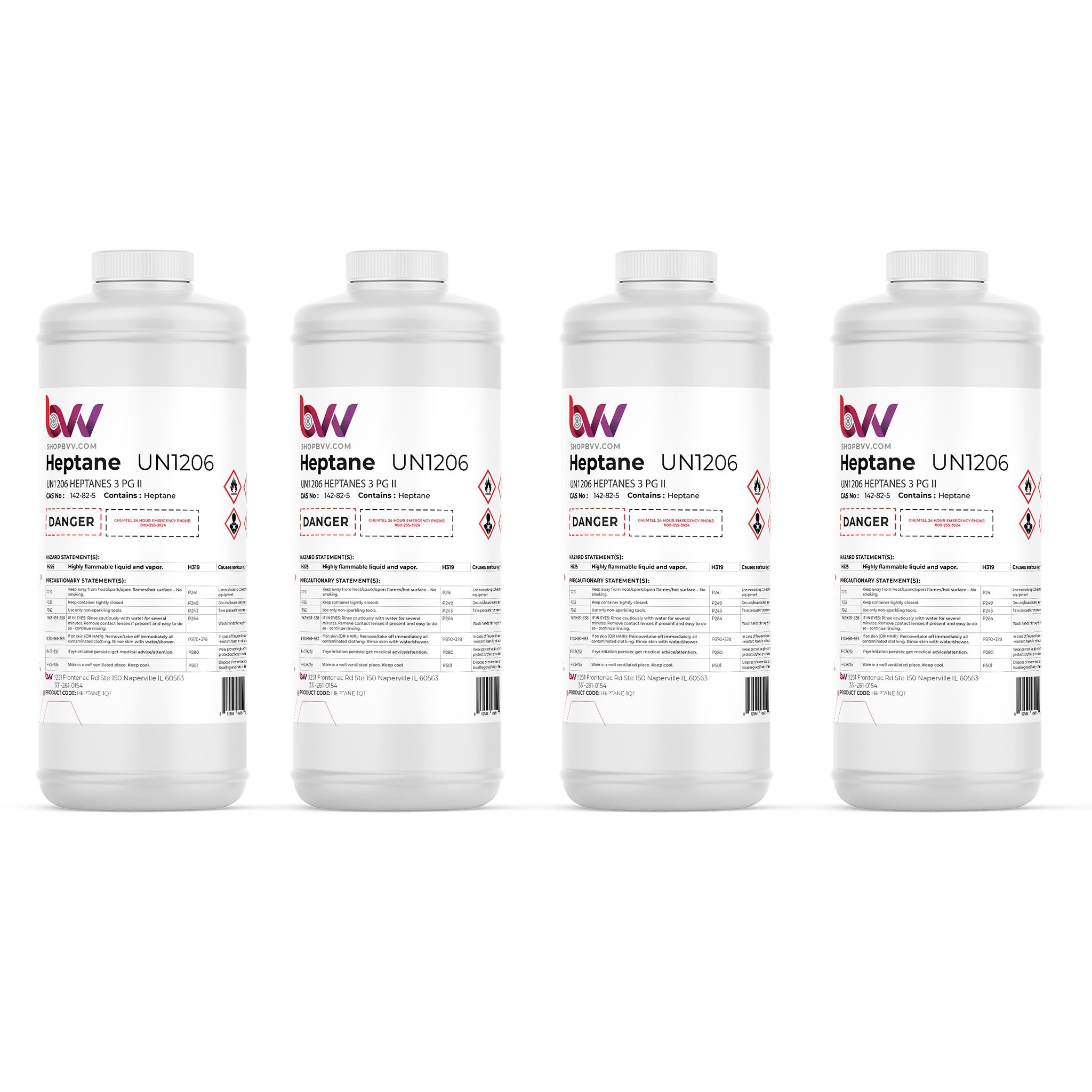 High Purity Lab Grade Heptane 99%