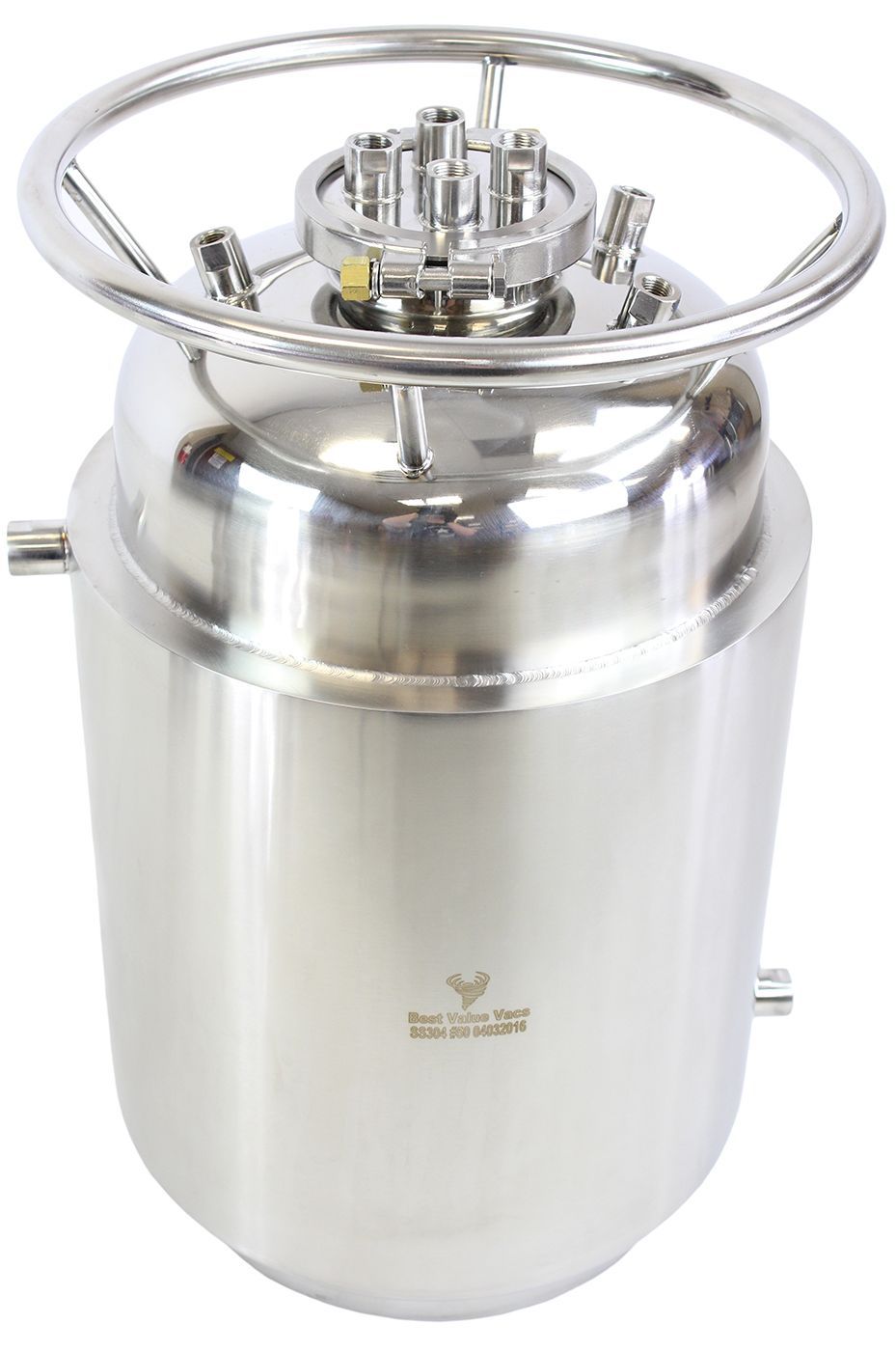 Jacketed Stainless Steel LP Tank with Internal Condensing Coil and Dip Tube