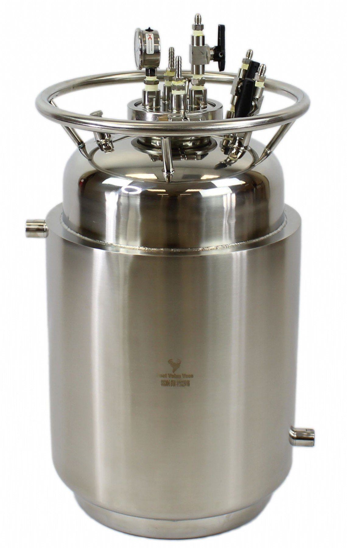 Jacketed Stainless Steel LP Tank with Internal Condensing Coil and Dip Tube
