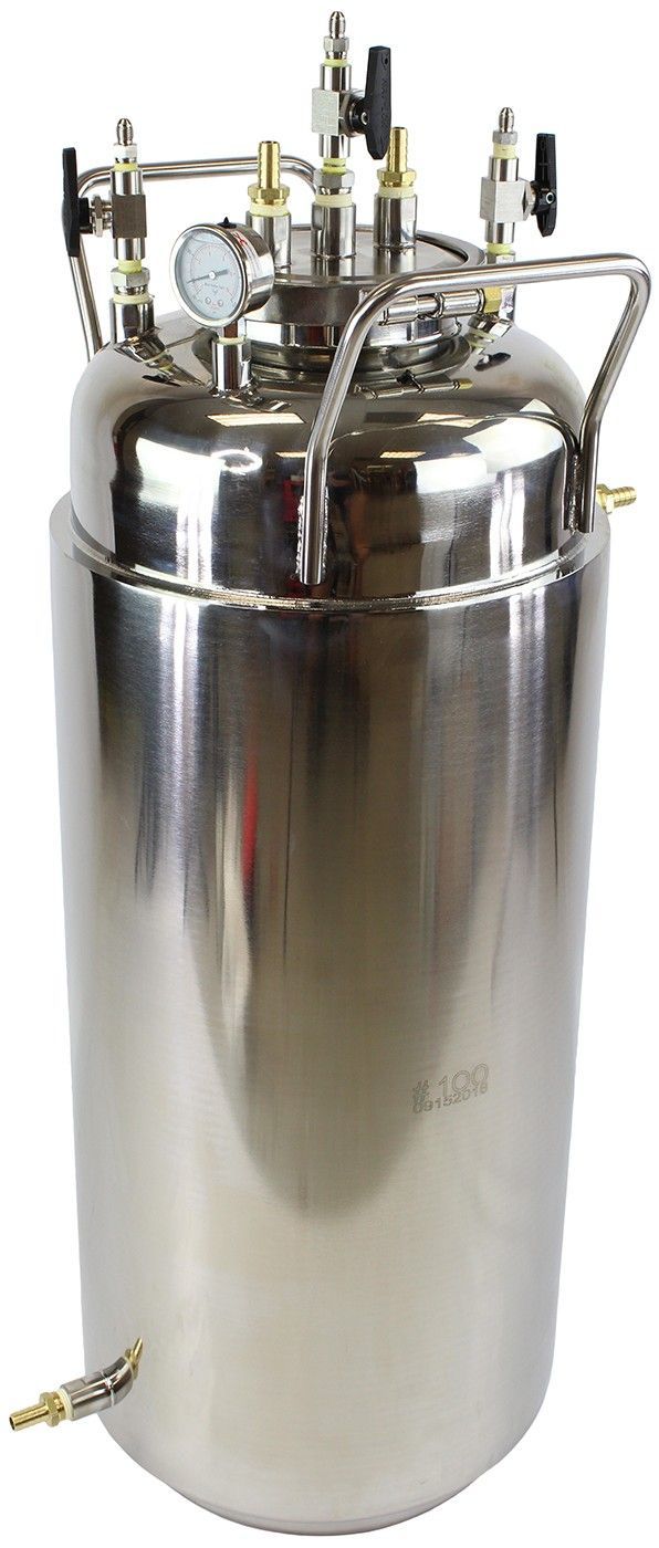 Jacketed Stainless Steel LP Tank with Internal Condensing Coil and Dip Tube