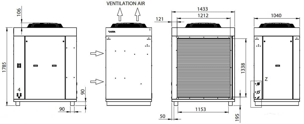 LAUDA Ultracool UC 50 Circulation chiller 400 V; 3/PE; 50 Hz & 460 V; 3/PE; 60 Hz