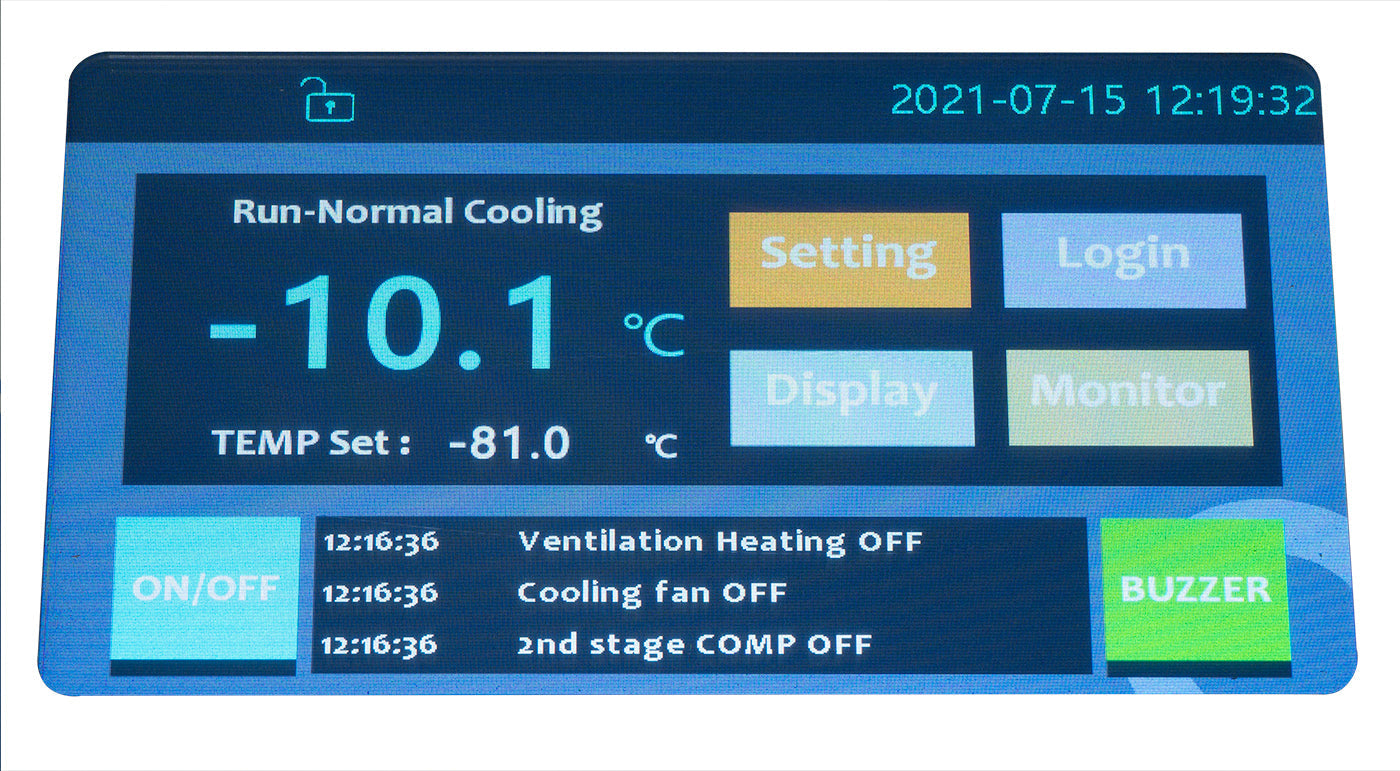 Neocision ULTRA-Low Chest Style Freezer with Touch Screen LCD (-86°C) 16.2 Cubic Feet - ETL Rated