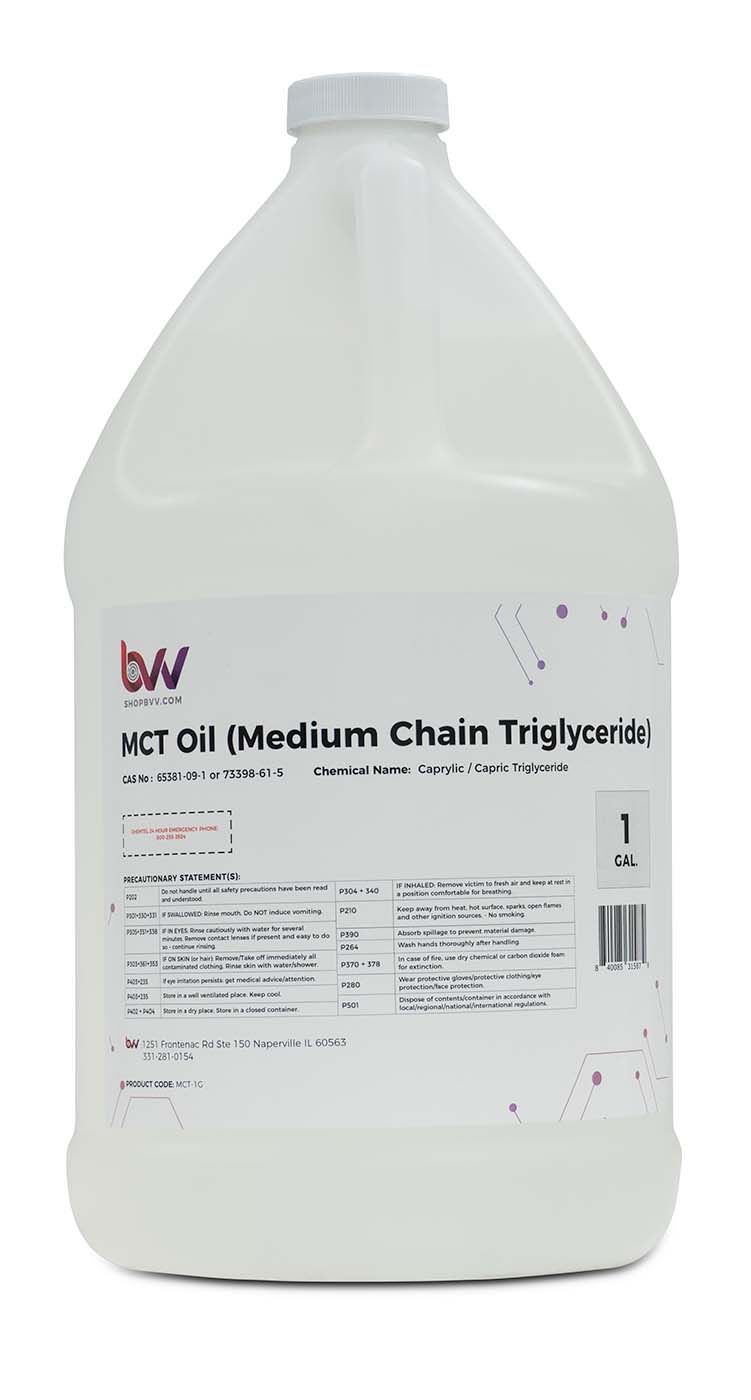 C8/C10 MCT Oil Derived only from coconuts (Food Grade)